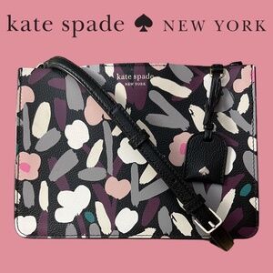 KATE SPADE NY Eva Fete Floral Triple Compartment Crossbody Bag / EUC-Like New